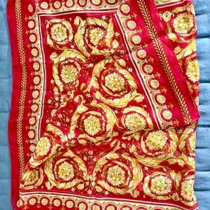 Versace Long Sheer Scarf/Wrap/Belt